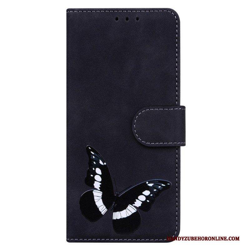 Flip Case Für Xiaomi Redmi Note 12 4G Schmetterlingsdesign