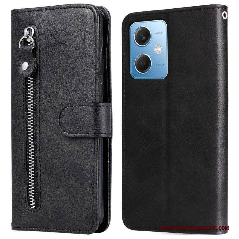 Flip Case Für Xiaomi Redmi Note 12 5G Geldbörse