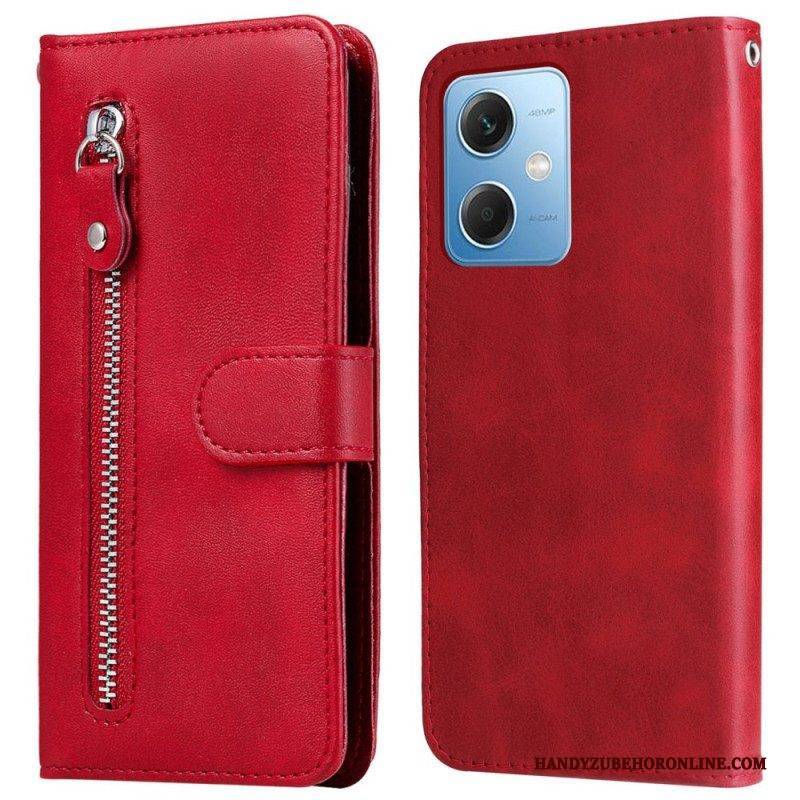 Flip Case Für Xiaomi Redmi Note 12 5G Geldbörse