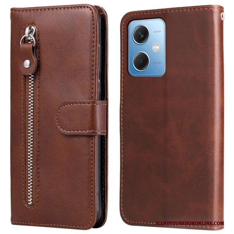 Flip Case Für Xiaomi Redmi Note 12 5G Geldbörse