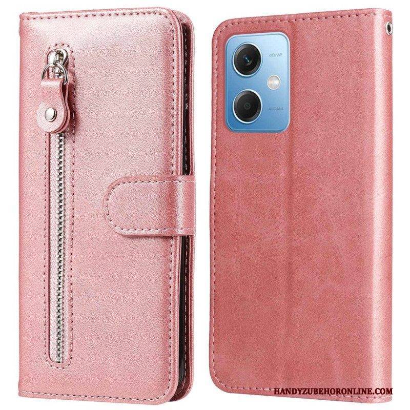 Flip Case Für Xiaomi Redmi Note 12 5G Geldbörse