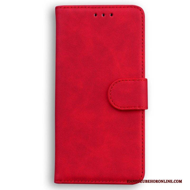 Flip Case Für Xiaomi Redmi Note 12 5G Kunstleder. Einfarbig