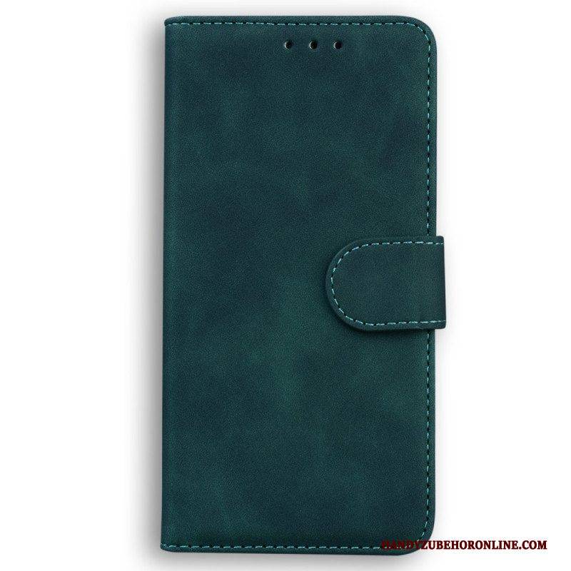 Flip Case Für Xiaomi Redmi Note 12 5G Kunstleder. Einfarbig