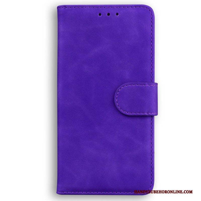 Flip Case Für Xiaomi Redmi Note 12 5G Kunstleder. Einfarbig