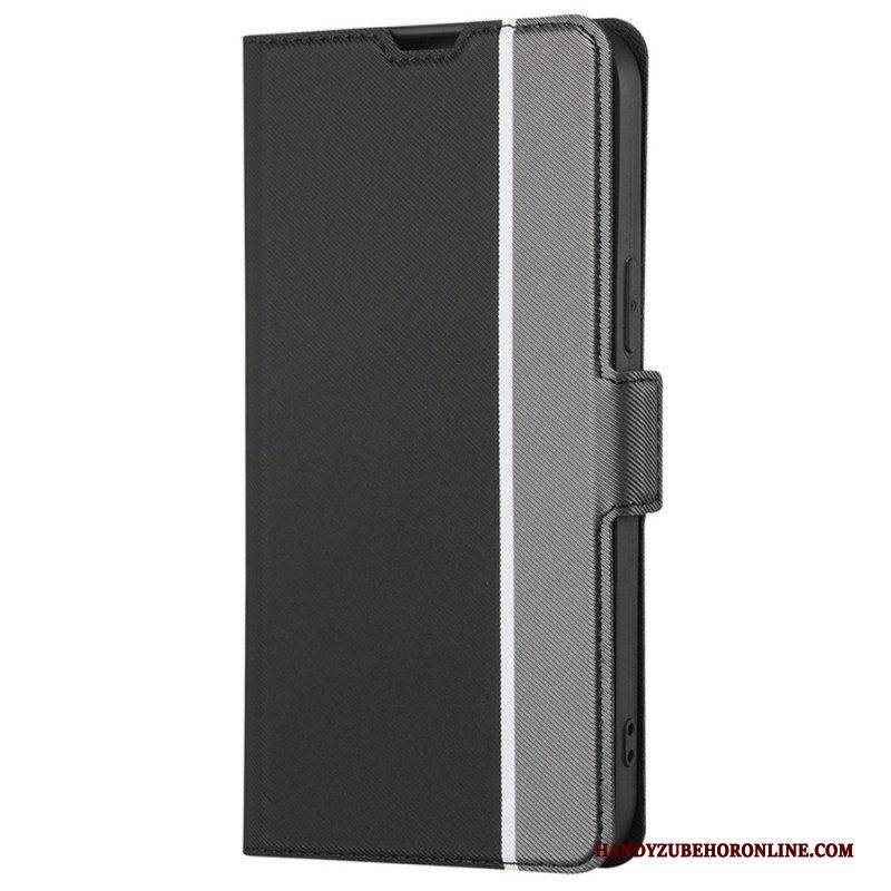 Flip Case Für Xiaomi Redmi Note 12 Pro Feine Bicolor