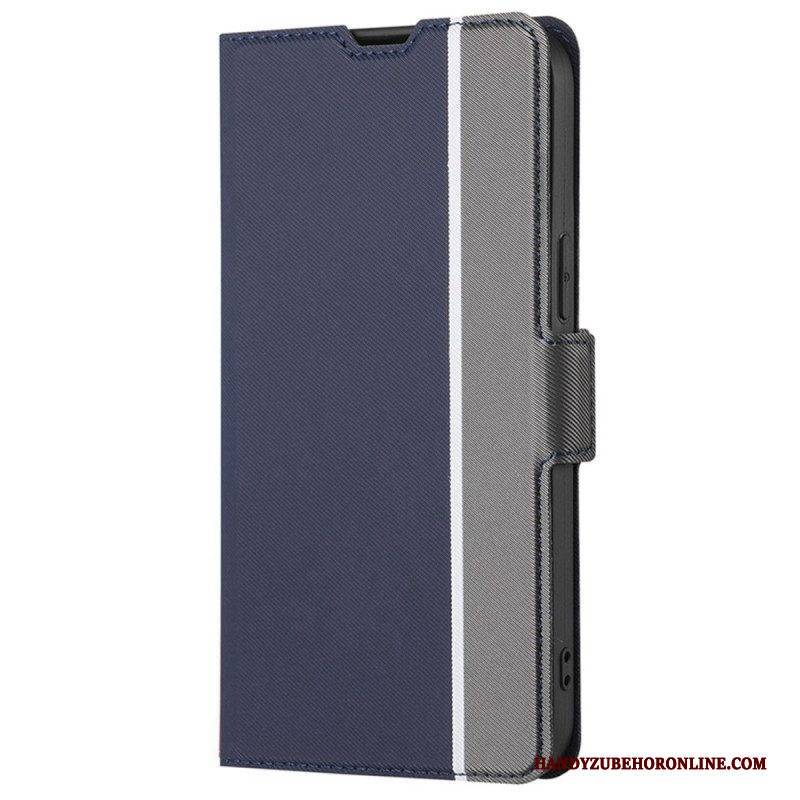 Flip Case Für Xiaomi Redmi Note 12 Pro Feine Bicolor