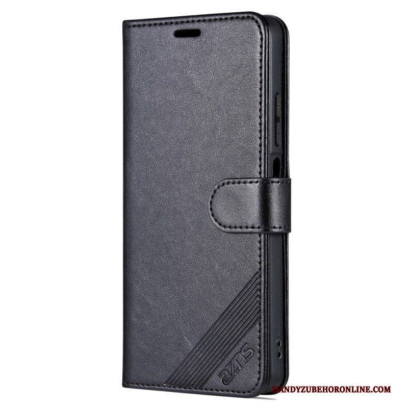 Flip Case Für Xiaomi Redmi Note 12 Pro Ledereffekt