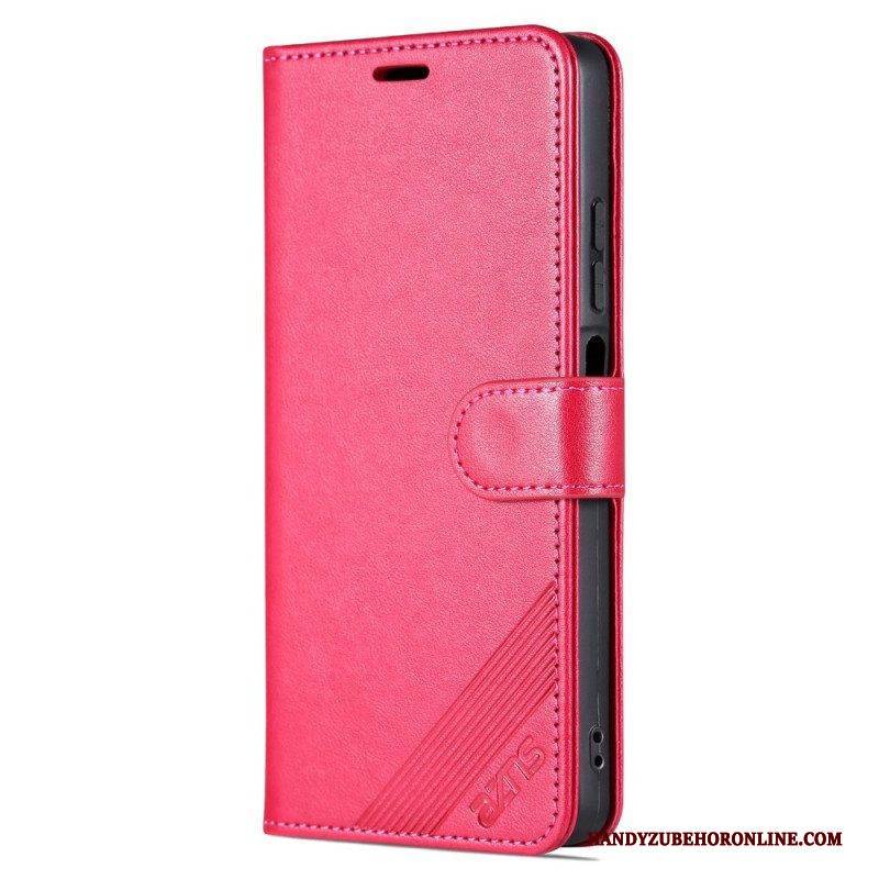 Flip Case Für Xiaomi Redmi Note 12 Pro Ledereffekt