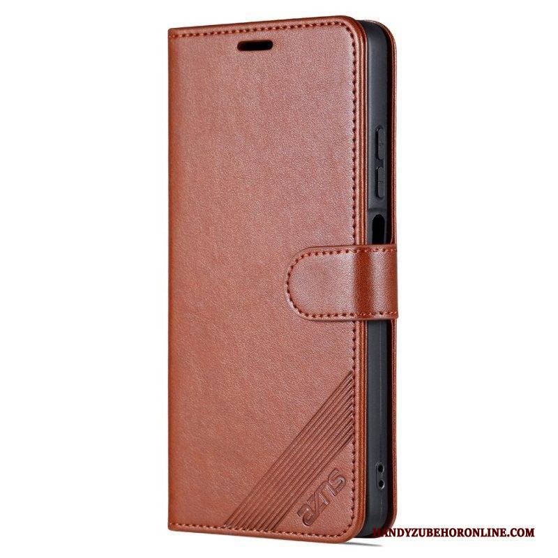 Flip Case Für Xiaomi Redmi Note 12 Pro Ledereffekt