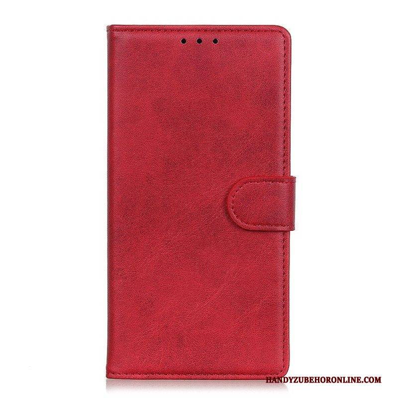 Flip Case Für Xiaomi Redmi Note 12 Pro Mattes Kunstleder