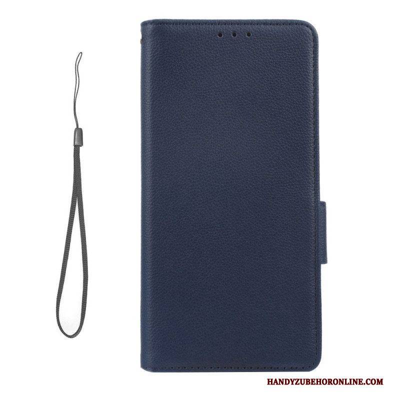 Flip Case Für Xiaomi Redmi Note 12 Pro Mit Kordel Dünner Riemchen