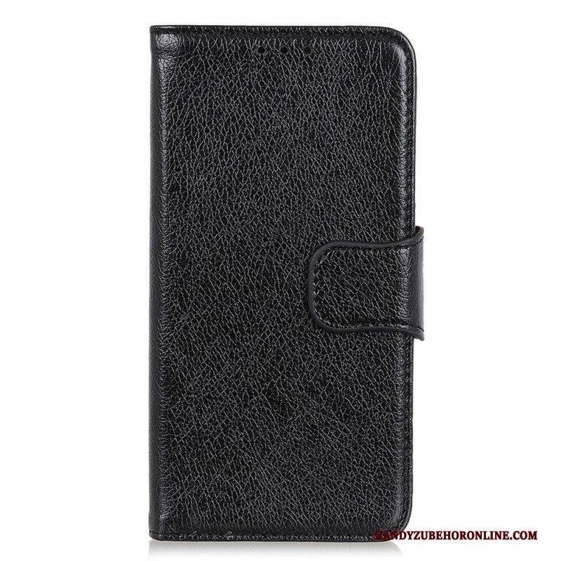 Flip Case Für Xiaomi Redmi Note 12 Pro Plus Gespaltenes Nappaleder