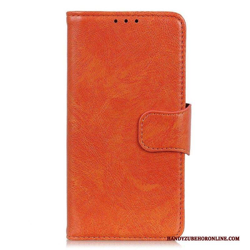 Flip Case Für Xiaomi Redmi Note 12 Pro Plus Gespaltenes Nappaleder