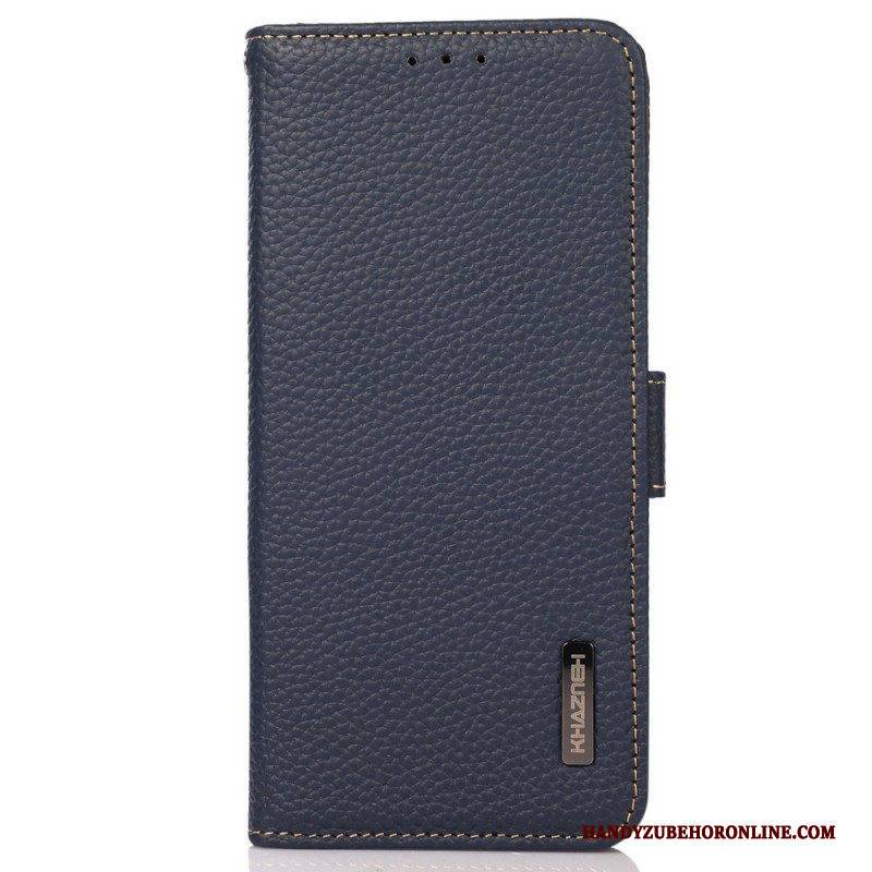 Flip Case Für Xiaomi Redmi Note 12 Pro Plus Lychee-leder Khazneh Rfid