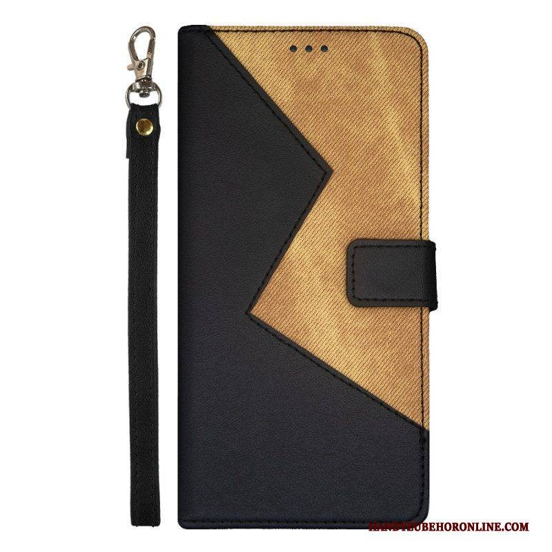 Flip Case Für Xiaomi Redmi Note 12 Pro Zweifarbiges Idewei