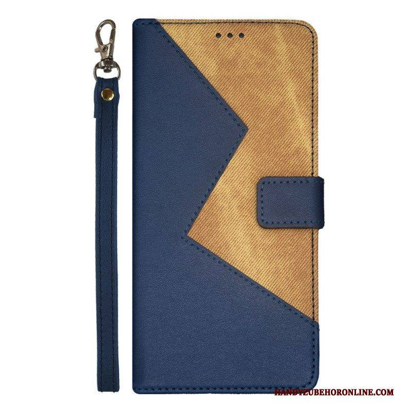 Flip Case Für Xiaomi Redmi Note 12 Pro Zweifarbiges Idewei