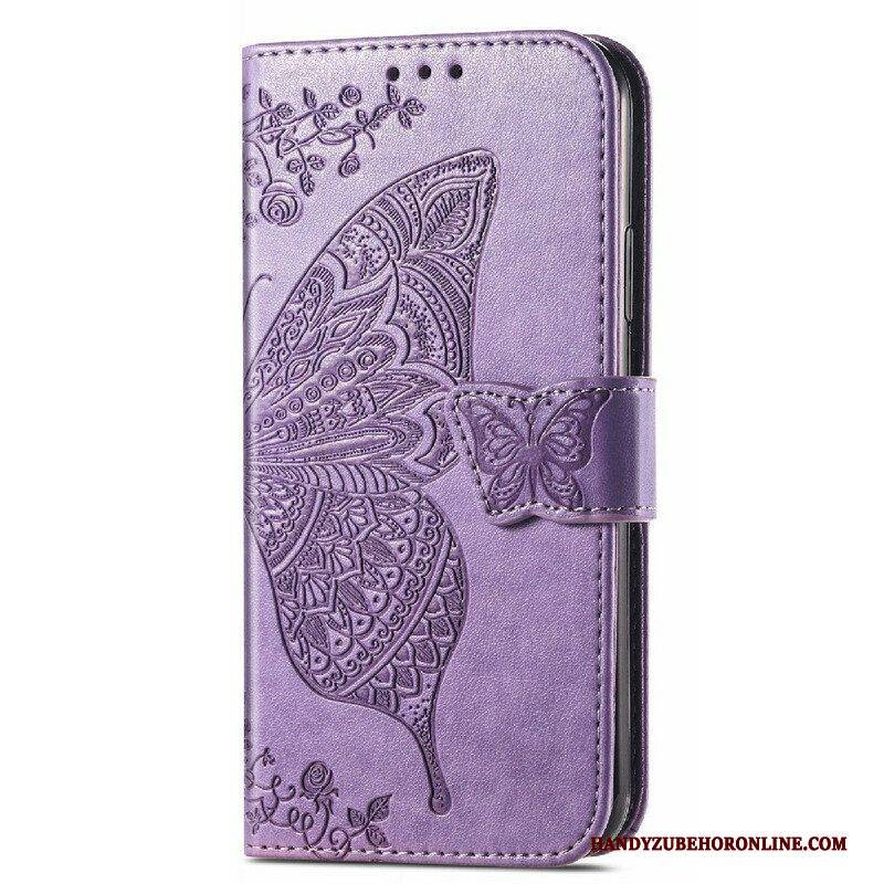 Flip Case Für iPhone 13 Mini Halbe Schmetterlinge
