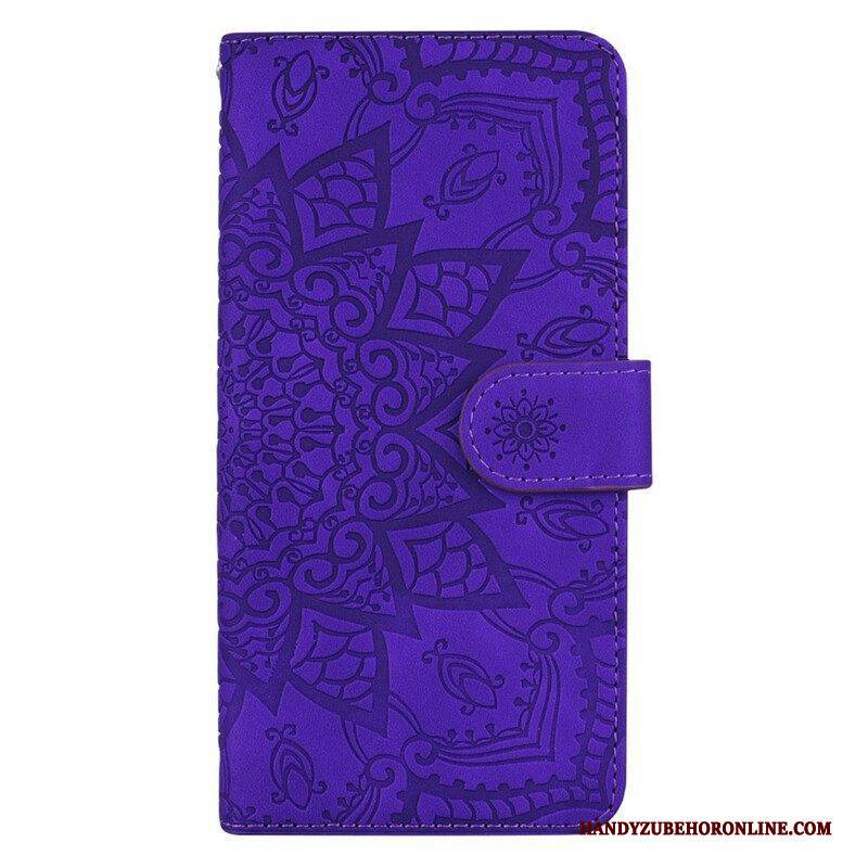 Flip Case Für iPhone 13 Pro Barock-mandala