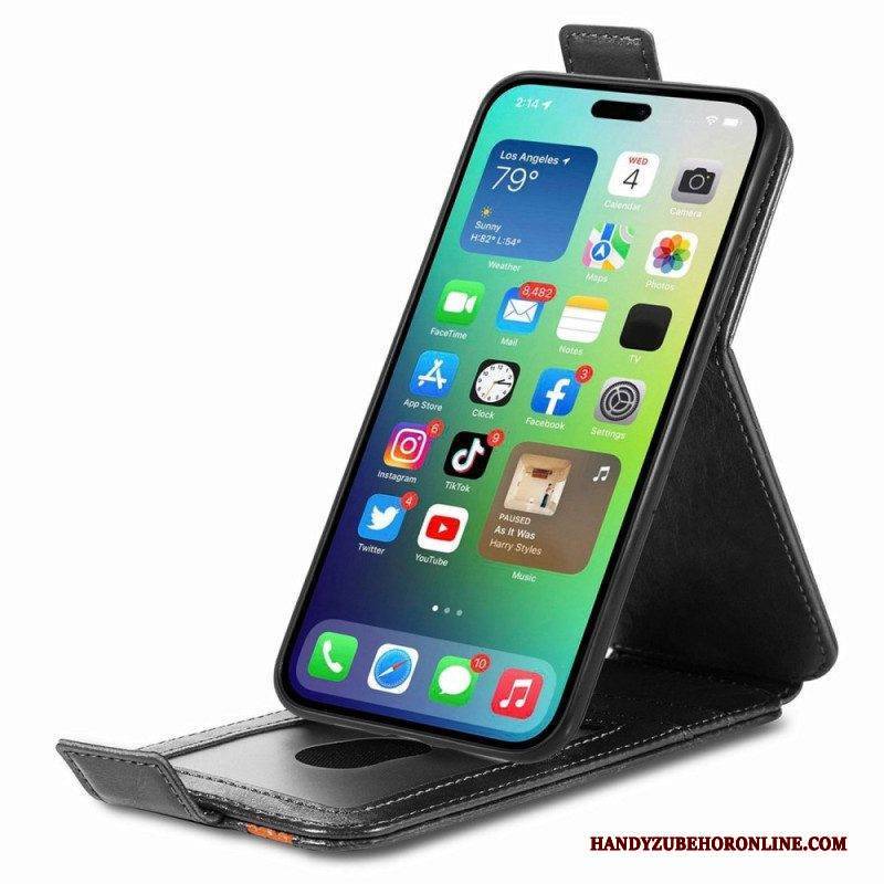 Flip Case Für iPhone 14 Pro Flip Case Vertikale Klappe Von Caseneo