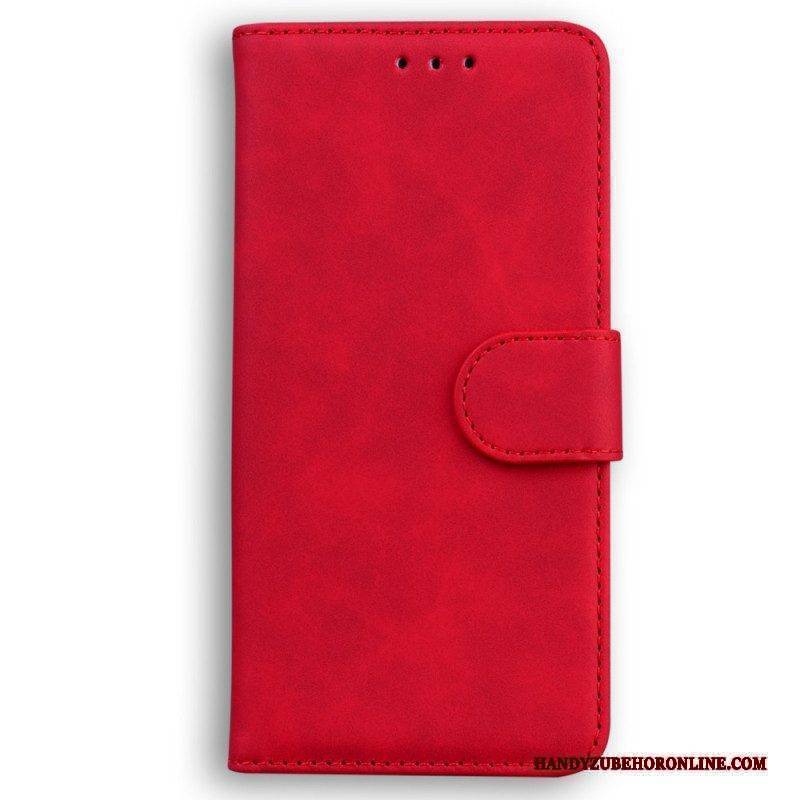 Flip Case Für iPhone 15 Plus Stil Aus Weichem Leder