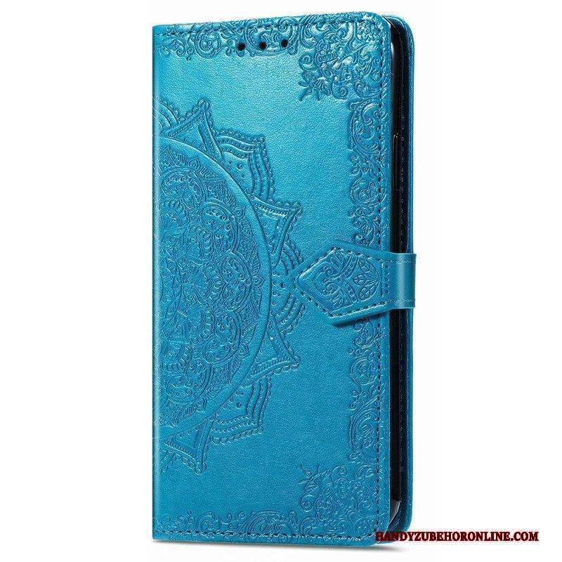 Flip Case Für iPhone 15 Pro Barockes Mandala