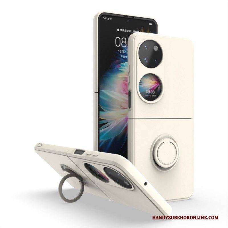 Handyhülle Für Huawei P50 Pocket Mate Mit Ring-unterstützung