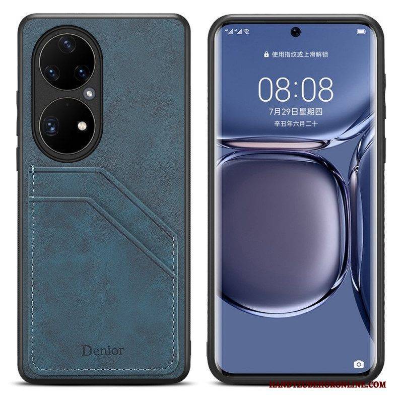 Handyhülle Für Huawei P50 Pro Denior Doppelschlitz-kartenhalter