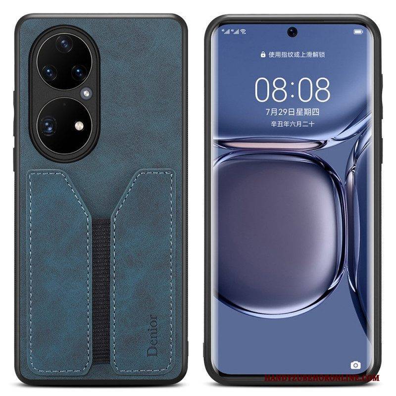 Handyhülle Für Huawei P50 Pro Elastischer Kartenhalter Von Denior