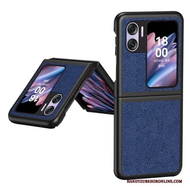 Handyhülle Für Oppo Find N2 Flip Flip Case Litschi-kunstleder