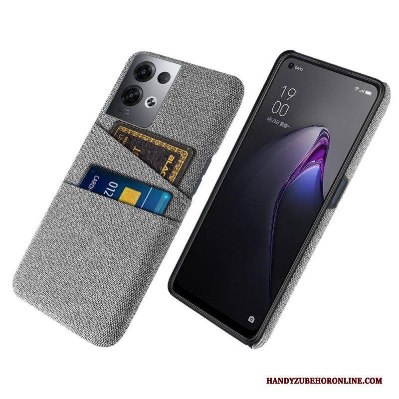 Handyhülle Für Oppo Reno 8 Pro Kartenhalter-stoff