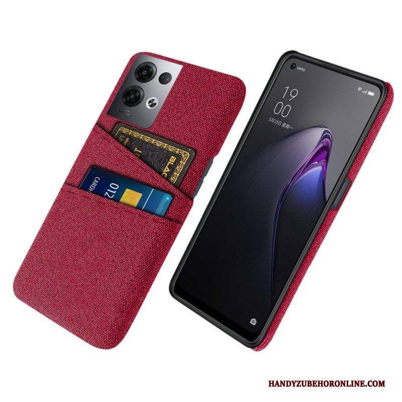 Handyhülle Für Oppo Reno 8 Pro Kartenhalter-stoff