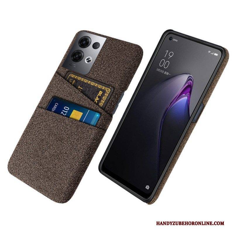 Handyhülle Für Oppo Reno 8 Pro Kartenhalter-stoff