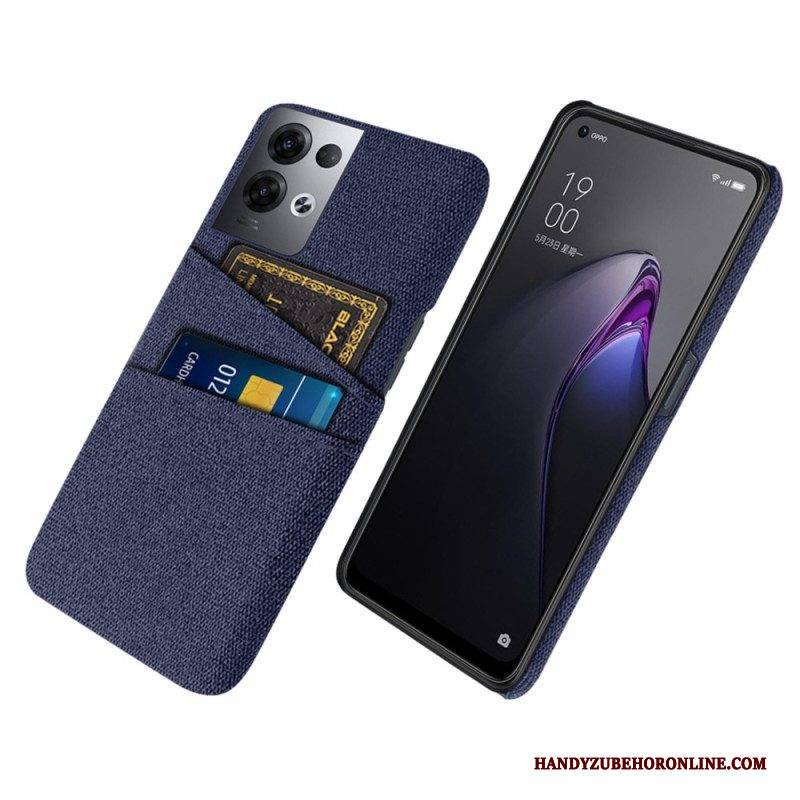 Handyhülle Für Oppo Reno 8 Pro Kartenhalter-stoff