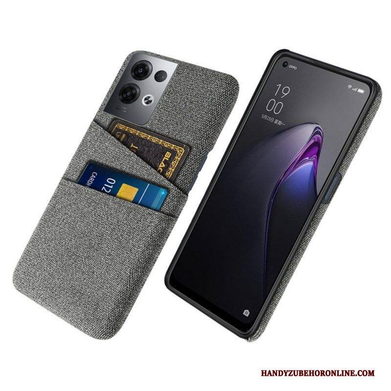 Handyhülle Für Oppo Reno 8 Pro Kartenhalter-stoff