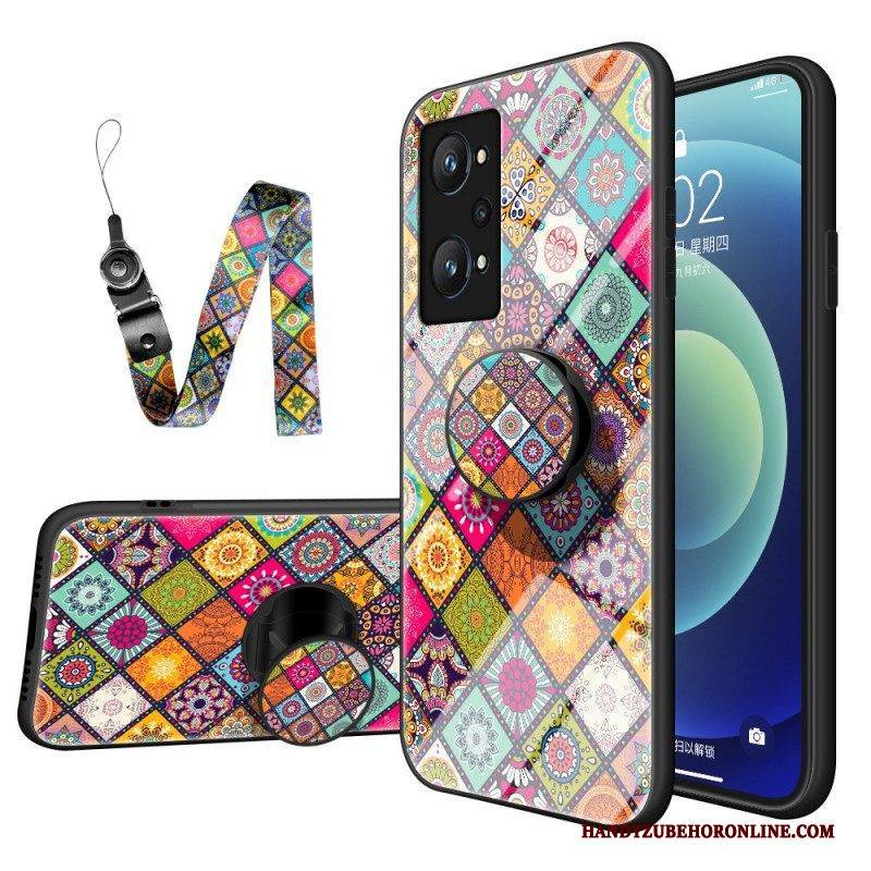 Handyhülle Für Realme GT Neo 3T / Neo 2 Patchwork-magnethalter