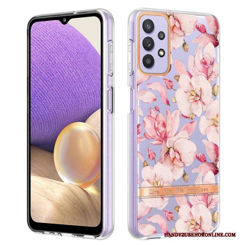 Handyhülle Für Samsung Galaxy A13 Nahtlose Blumen