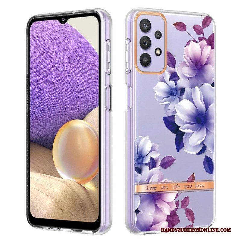 Handyhülle Für Samsung Galaxy A13 Nahtlose Blumen