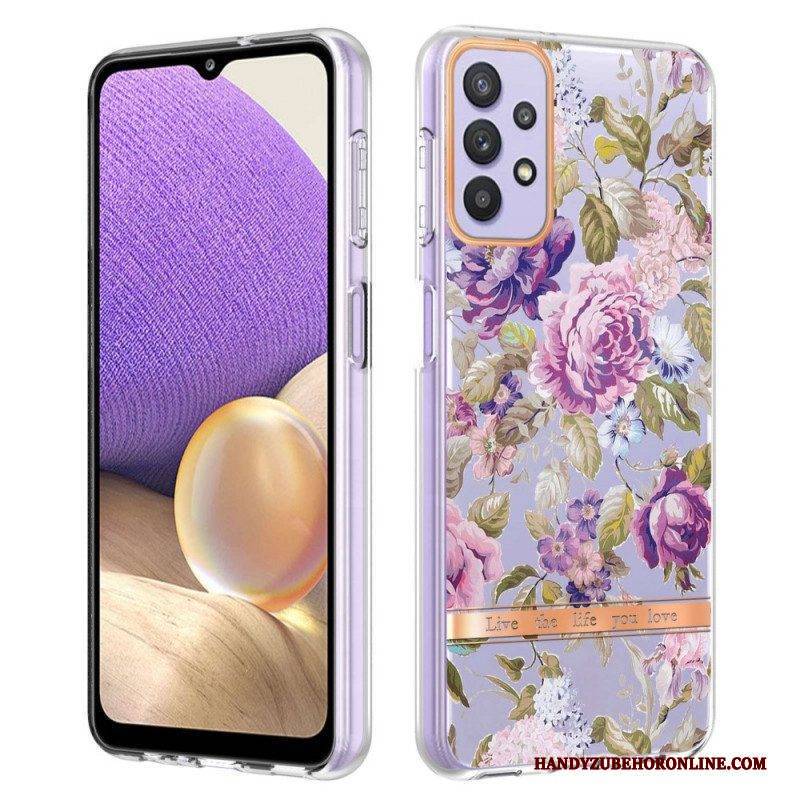 Handyhülle Für Samsung Galaxy A13 Nahtlose Blumen