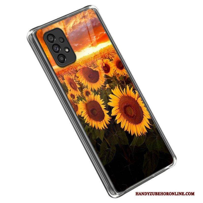 Handyhülle Für Samsung Galaxy A53 5G Blumenvariation