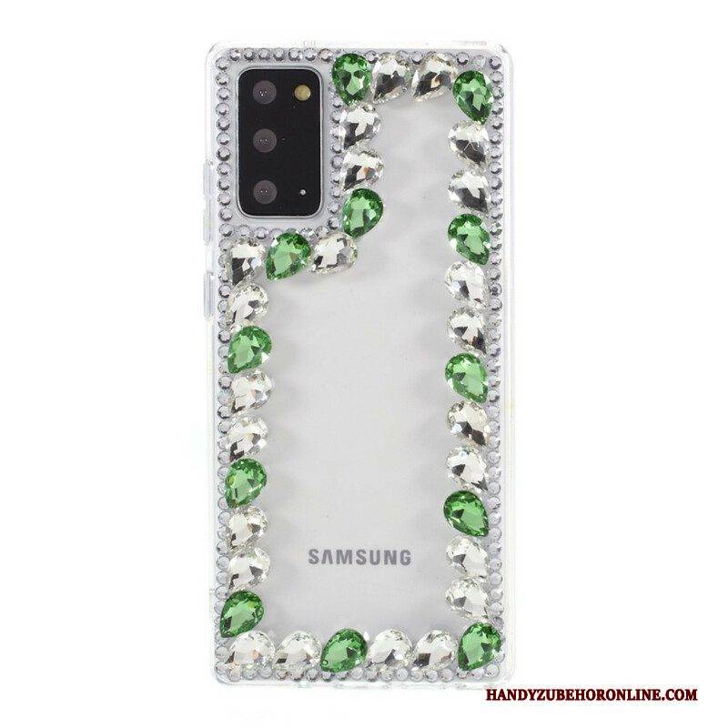 Handyhülle Für Samsung Galaxy Note 20 Strass-umriss