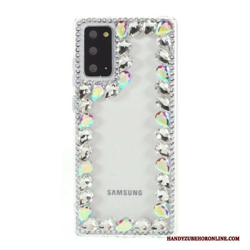 Handyhülle Für Samsung Galaxy Note 20 Strass-umriss