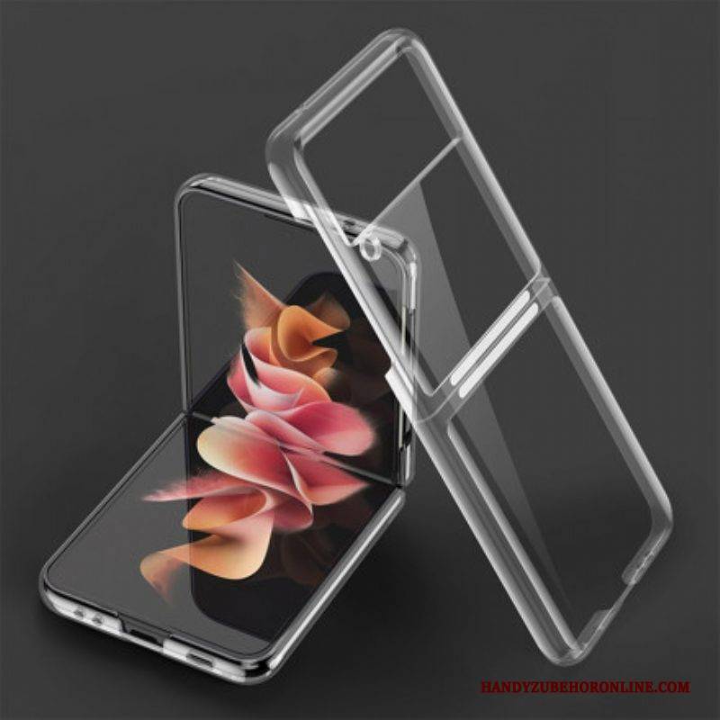 Handyhülle Für Samsung Galaxy Z Flip 3 5G Flip Case Kanten Im Metallstil