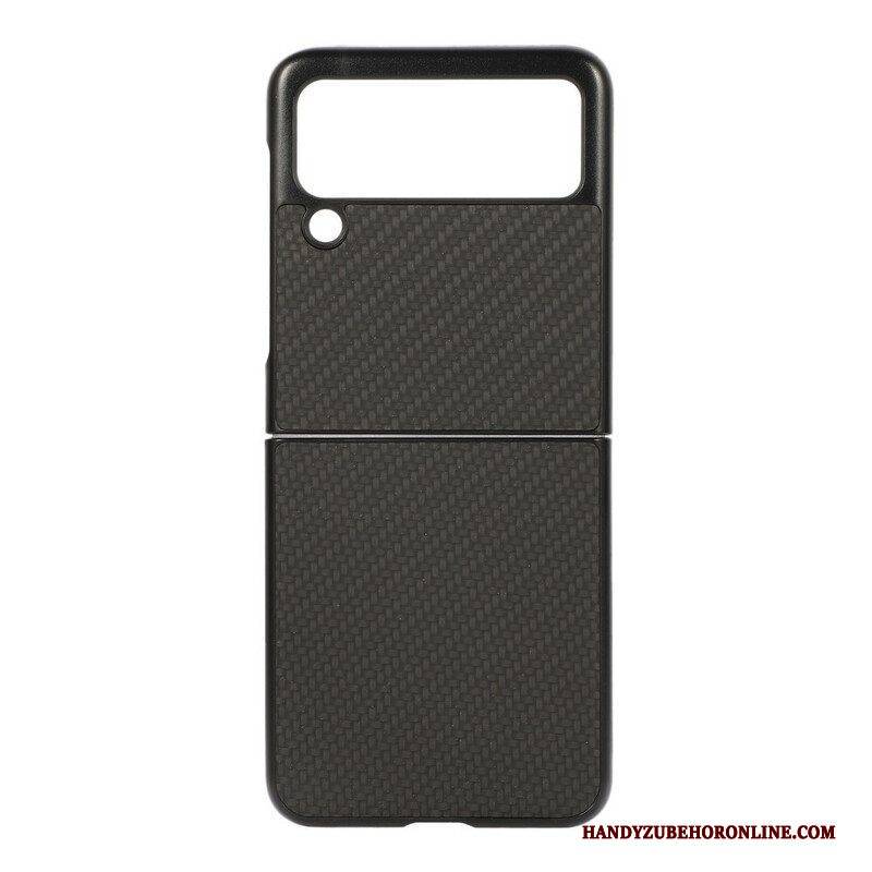 Handyhülle Für Samsung Galaxy Z Flip 3 5G Flip Case Kohlefaser