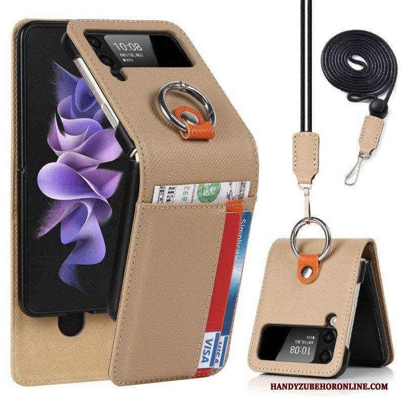 Handyhülle Für Samsung Galaxy Z Flip 3 5G Flip Case Multifunktional