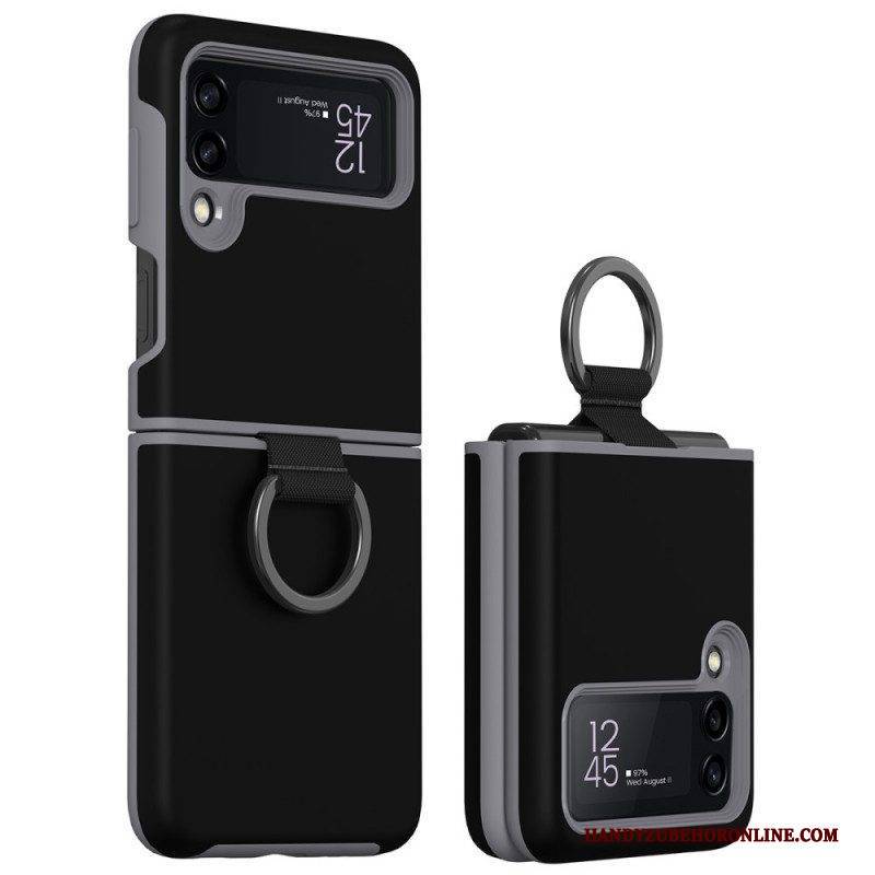 Handyhülle Für Samsung Galaxy Z Flip 3 5G Flip Case Ringunterstützungsdesign Gkk