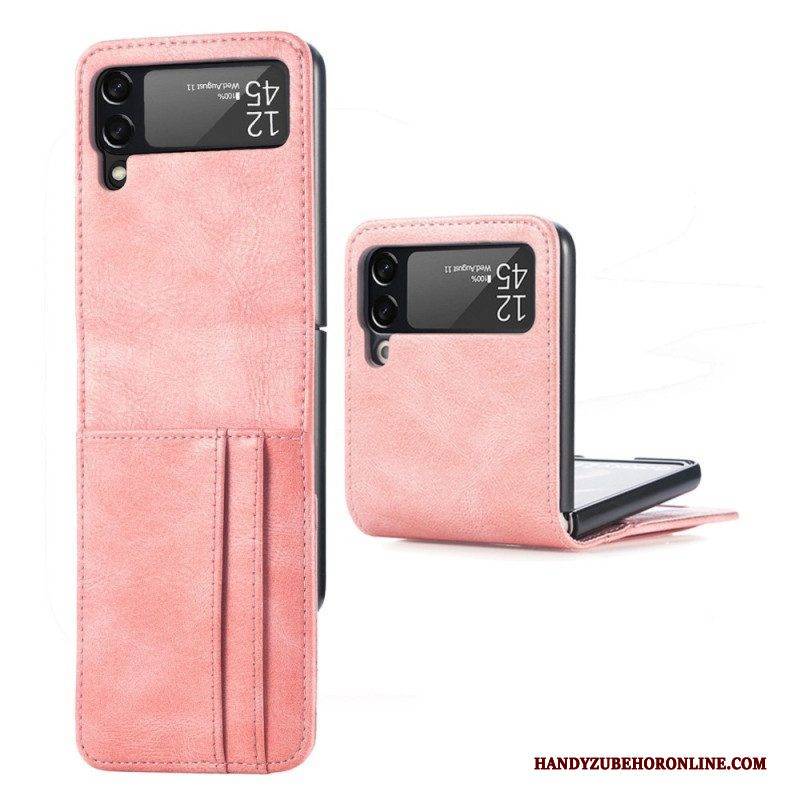 Handyhülle Für Samsung Galaxy Z Flip 4 Flip Case Kartenetui Aus Leder Im Stil