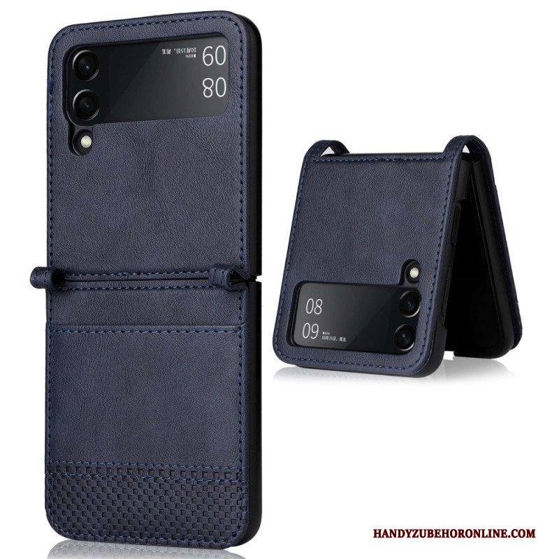 Handyhülle Für Samsung Galaxy Z Flip 4 Flip Case Kartenetui Im Vintage-lederstil