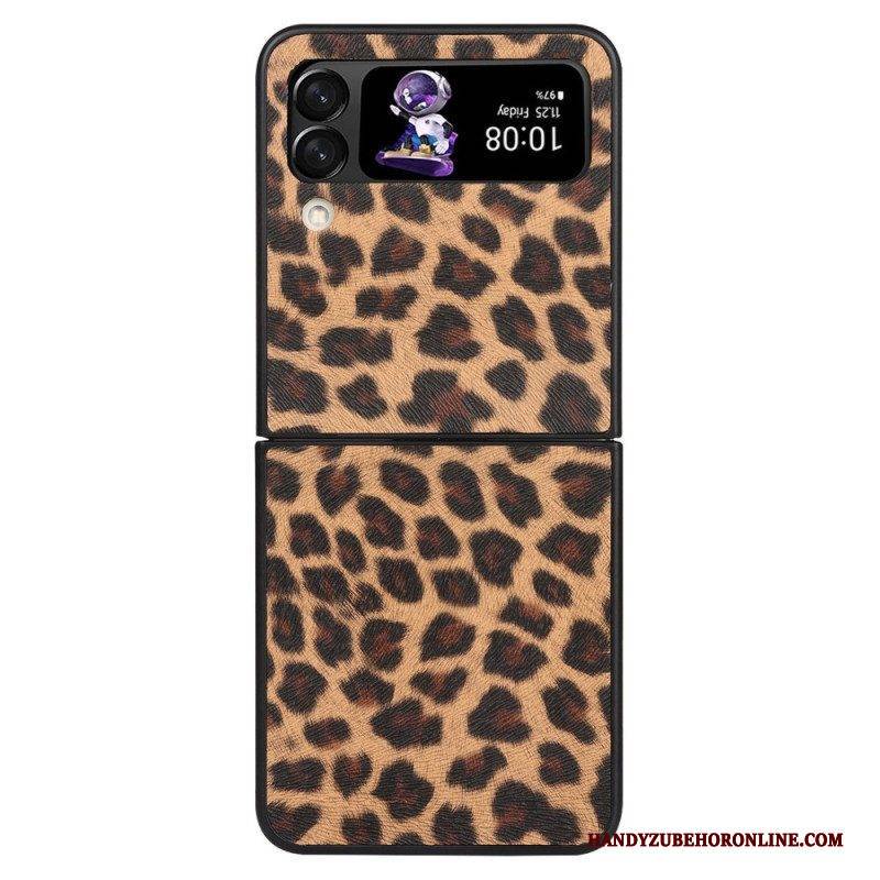 Handyhülle Für Samsung Galaxy Z Flip 4 Flip Case Leopard