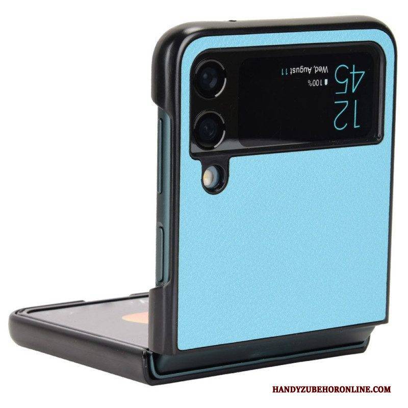 Handyhülle Für Samsung Galaxy Z Flip 4 Flip Case Litschi-leder-textur