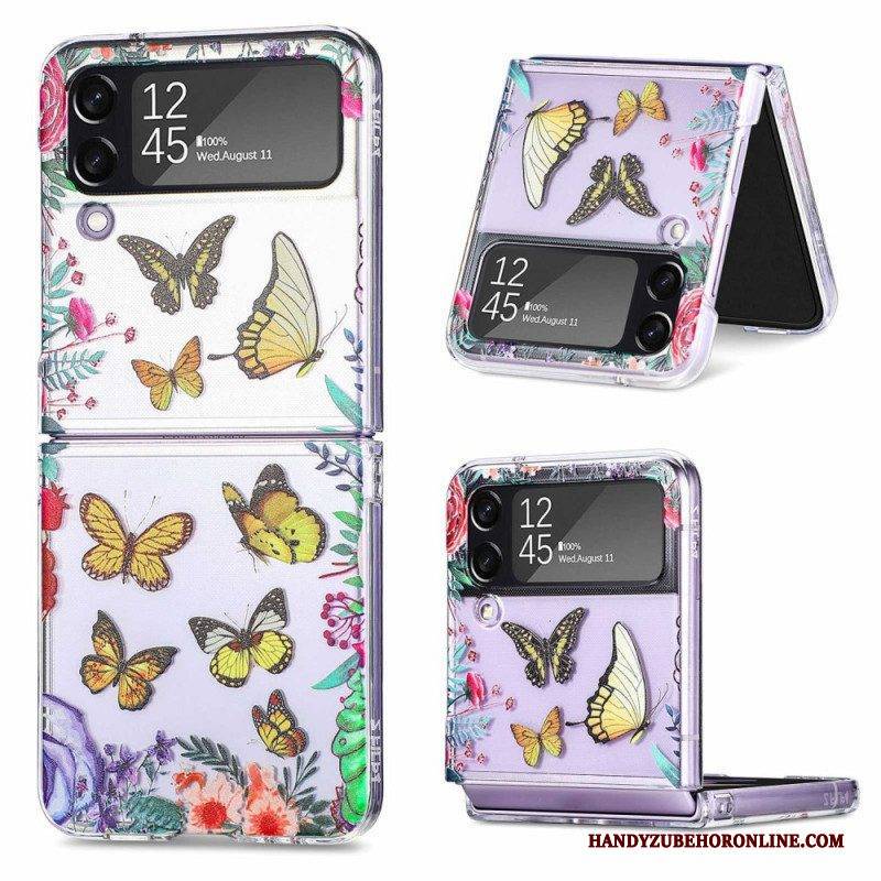 Handyhülle Für Samsung Galaxy Z Flip 4 Flip Case Mehrere Schmetterlinge